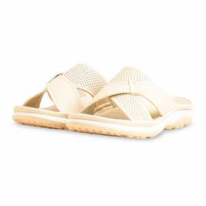Pantoufles de sport pour femmes beige PU0375 - Product Image 3