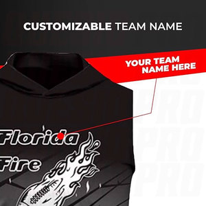 Camiseta Deportiva Sublimada 100% Poliéster 7v7, Ropa Deportiva de Alto Rendimiento Totalmente Personalizable, Camisetas con Capucha para Fútbol Americano 7 contra 7 - Product Image 3