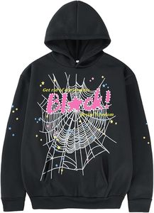 Conjunto de Sudadera con Capucha Estilo Telaraña Y2K, Pantalones Deportivos Casuales, Traje Deportivo de Manga Larga - Product Image 2
