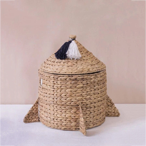 Modern Water Hyacinth Dog Cat Storage <b>Basket</b> Cute Animal Organizer Toy <b>Basket</b> Kids Nursery Home Decorative <b>Basket</b> Factory - Product Image 3