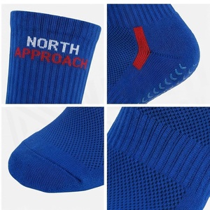 North Approach Crew <b>Socks</b> Blue Breathable <b>Running</b> <b>Socks</b> for Adults Summer Season - Product Image 4