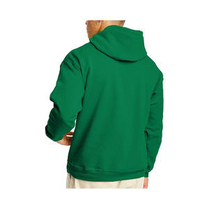 Sudadera con Capucha Verde Lisa para Hombre, Sudadera sin Estampado, Personalizable, Estilo Urbano - Product Image 2