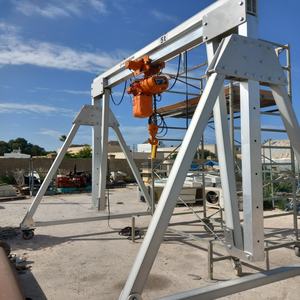 <span class=keywords><strong>200kg</strong></span> 400kg 500kg 1t 2t 3t 5t אלומיניום אור מטלטלין נייד מתכוונן גובה מיני מתקפל נייד Gantry מנוף למכירה - Product Image 1