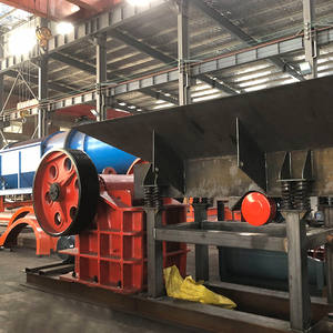 Trituradora <span class=keywords><strong>de</strong></span> mandíbulas <span class=keywords><strong>de</strong></span> tungsteno negro para rocas grandes con alimentador vibratorio para trituración <span class=keywords><strong>primaria</strong></span> - Product Image 3