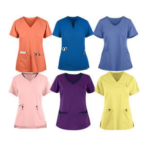 SAOMAI FMF, los mejores uniformes de hospital para mujeres, camisa médica superior con buen estiramiento, diseño personalizable para enfermeras - Product Image 1
