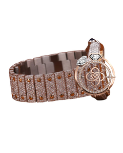 Reloj de Lujo Personalizado con Moissanita para Hombre, Reloj de Pulsera de Cuarzo de Acero Inoxidable con Diamantes - Product Image 2