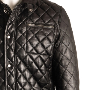 Men Stylish Genuine Sheepskin Faux Leather <b>pilot</b> <b>Jacket</b> With Solid Color High Quality Leather <b>Jackets</b> - Product Image 3