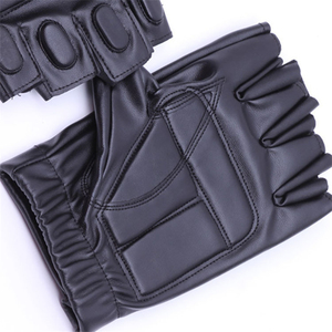 Gants de combat professionnels en cuir respirant, antidérapants, extensibles, légers, pour le cyclisme en plein air, le taekwondo, avec sangles réglables, MMA - Product Image 3
