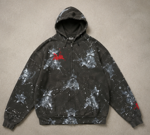 Sweat à capuche personnalisé en coton 100% peint à l'aérographe pour l'hiver |   Graffiti personnalisé avec nom pour la tendance streetwear |   Esthétique Virale TikTok - Product Image 6