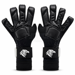Guantes de Portero de Cuero Personalizados de Primera Calidad, Transpirables, Antideslizantes, con Estampado, Cierre de Gancho y Bucle, con Tu Propio Diseño, Guantes Deportivos - Product Image 3
