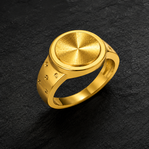Anillo de Latón para Hombre, Chapado en Oro de 18K, Joyería de Moda, Anillo Casual Vintage para Hombre, Regalo para Boda o Fiesta, Producto Hecho a Mano al por Mayor - Product Image 2
