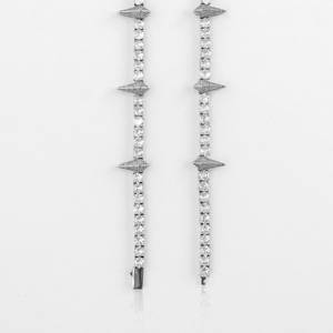 Collier en diamant étincelant, pendentif en forme de glaçon, bijoux pour femmes, cadeau de fête - Product Image 2