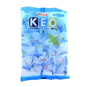 Oishi Mint <b>Candy</b> 160g Bag Sweet Flavor Blue Packaging - Product Image 1