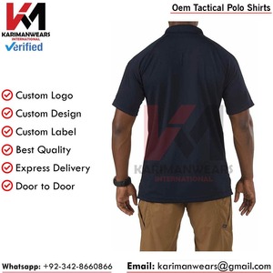 Camisetas Polo Tácticas Transpirables y Elásticas para Trabajo, Seguridad y Equipos de Exteriores, Logotipo Personalizado, Proveedor Mayorista de Exportación - Product Image 2