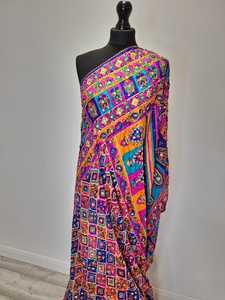 Premium Mirror Design Shawls Traditional <b>Scarves</b> Shawls & Hijab Stylish Handmade Embellished <b>Wrap</b> for Women Festive Clothing - Product Image 2