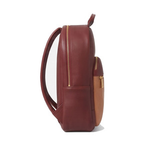 Men Leather Laptop Backpack Zipper Travel <b>Bag</b> Custom Logo Leather Laptop Backpack Men Leather Laptop Backpack Work Travel - Product Image 4