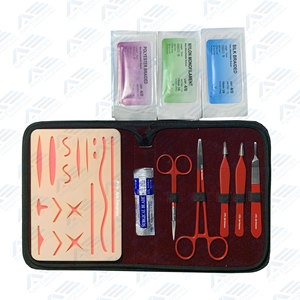Kit de Práctica de Sutura, Materiales e Instrumentos de Entrenamiento para Estudiantes de Veterinaria, Kit de Práctica de Sutura, Instrumento Médico - Product Image 1