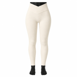 Leggings de sport tricotés respirants et élastiques pour femmes enceintes, taille mi-haute, nouvelle conception Skyray Impex, pour yoga et entraînement, collection automne - Product Image 6