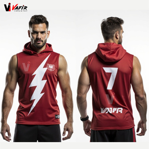 Maillot de football américain 7v7 sublimé, respirant, antibactérien, anti-UV, séchage rapide, en Spandex/Polyester - Product Image 2