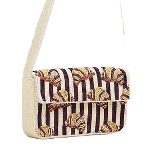 Vintage-Inspired Beaded Purse Handmade Pearl and <b>Sequin</b> Accents Soft Satin Lining <b>Top</b> Handle Design for Storage Bags - Product Image 1