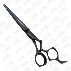 Noir 5.75 pouces forgé japonais acier cisaillement cheveux coupe ciseaux cisailles Kit professionnel coiffure beauté Instruments - Product Image 3
