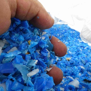 Poudre de plastique recyclé HDPE bleu de qualité moulage, matière première propre pour la fabrication et le recyclage - Product Image 3