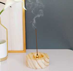 Elegant Bakhoor <b>Burner</b> Wooden Aromatherapy Diffuser Incense <b>Burner</b> Catalytic Fragrance Incense <b>Burner</b> Wood Incense Holder - Product Image 3