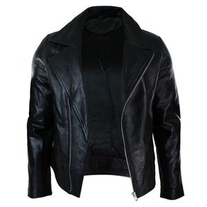 Wholesale Fashion <b>Men</b> Solid Cowboy Style <b>Leather</b> <b>Jacket</b> Plus Size <b>Mens</b> Western Style Outerwear - Product Image 4