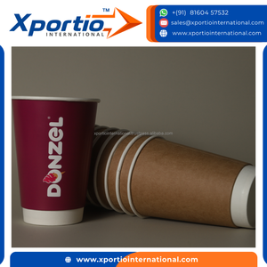 High Quality Biodegradable Compostable Eco-Friendly Food Grade Double Wall Paper Cups 10oz (80mm/300ml) PE/PLA Coated Leak-Proof - Product Image 4