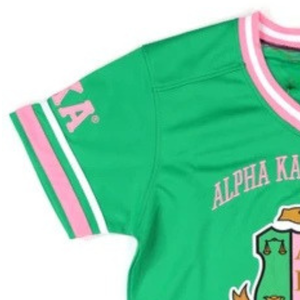 Camiseta Deportiva Personalizada con Cuello en V, Color Verde y Rosa, Uniforme Atlético de Manga Corta, Ligera, Sublimada, para Entrenamiento y Juego de Baloncesto - Product Image 2