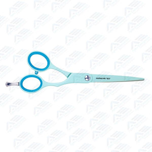 Apto Enterprises Silencer Blue 15g Weight Professional Premium Barber <b>Scissors</b> 5.75" Japanese Stainless Steel CE ISO Certified - Product Image 4