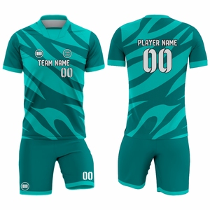 Football Jersey Shorts Socks Set Custom <b>Soccer</b> Uniform High Quality Teamwear Supplier - Product Image 1