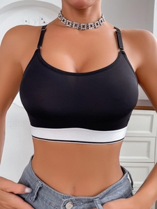 Backless Sports Bra Buttery Soft Workout Tops With Removable <b>Padded</b> Yoga Training Bras Strappy Going Out Top - Product Image 6