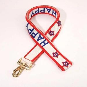 Correa de bolso bordada con cuentas de lujo, correa decorativa con cuentas de semillas y bordado, con tamaño personalizado - Product Image 1