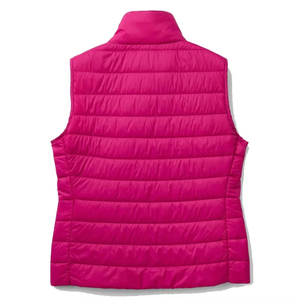 Gilet matelassé sans manches pour femmes grandes tailles, veste d'hiver chaude en nylon, logo personnalisé, respirant, gilets matelassés OEM - Product Image 2