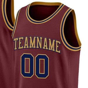 Maillots de basket personnalisés unisexes, impression par sublimation, logo personnalisé, respirants, grandes tailles, antibactériens, protection UV 100% - Product Image 2