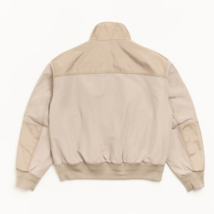 Men's Retro Double-Sided Bomber <b>Jacket</b> Stand Collar Windproof Leather Zipper Closure <b>Fleece</b>-<b>Lined</b> Winter Finished - Product Image 3