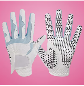 ถุงมือกอล์ฟ PU สีขาว สำหรับมือซ้าย ความยาวข้อมือ สไตล์ลำลอง ทนทาน ถุงมือกีฬา พิมพ์ลายด้วยความร้อน ใช้ได้ในฤดูใบไม้ผลิและฤดูร้อน - Product Image 5