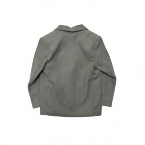 เสื้อเบลเซอร์เด็กผู้ชายสีเทาอ่อนแบบมีลาย - Product Image 2