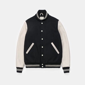 Elegant Varsity Jacket For <b>Man</b> Classic College Fashion Warm Soft Material Trendy Winter Outerwear - Product Image 1