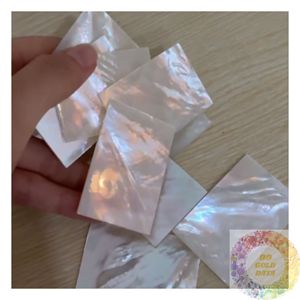 แผ่นมุกธรรมชาติขายส่ง รูปทรงสี่เหลี่ยมผืนผ้า สำหรับทำของขวัญ ของที่ระลึก งานฝีมือ ตกแต่ง งานศิลปะ - Product Image 1