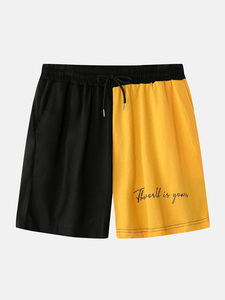 Ensemble d'été pour homme : T-shirt et short respirants en polyester blanc avec impression numérique personnalisée - Product Image 4