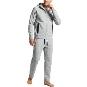 Custom Logo Men <b>Zip</b> <b>Up</b> Hoodie Tracksuit Set Cotton Sweat Suit OEM ODM Unisex Jogger Set Wholesale Sportswear Manufacturer - Product Image 1