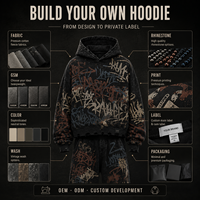 Sweat à capuche personnalisé avec strass, effet délavé, pour homme, coupe ample, style vintage streetwear, fabricant de marques privées