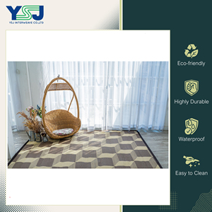 Factory Price High Quality Portable & <b>Waterproof</b> Easy to Clean Rectangle 100% Polypropylene Plastic Outdoor Picnic Rugs - Product Image 2