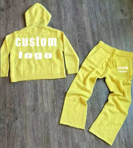 Ensemble de survêtement haut de gamme pour homme avec sweat à capuche zippé et pantalon à taille élastique – Créez votre propre design – Grande vente - Product Image 4