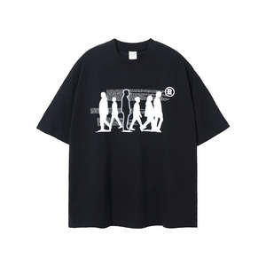 Camiseta Extra Grande para Hombre, Transpirable, de Algodón Grueso, con Impresión Serigráfica, de Secado Rápido y Anti-Pilling - Product Image 6