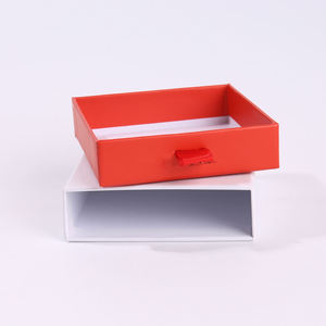Custom Logo Recycled Materials Rigid Cardboard Jewelry Gift Box with Slide Drawer UV Coating Thankyou Card - Product Image 2