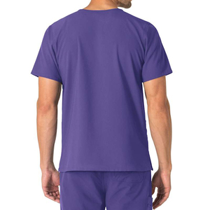 OEM Custom Logo Unisex Nursing Scrub <b>Set</b> Medical Uniform Hospital <b>Doctor</b> Nurse Top Pants Multi Pocket Scrubs - Product Image 2