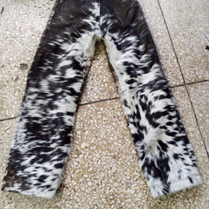 New Fashion Style High Waist Heavyweight High Quality Cowhide <b>Leather</b> <b>Pants</b> Top Seller Adults Size Straight Leg for Sale - Product Image 2